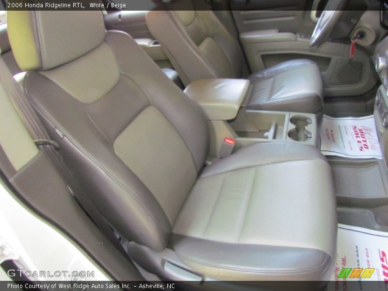 White / Beige 2006 Honda Ridgeline RTL