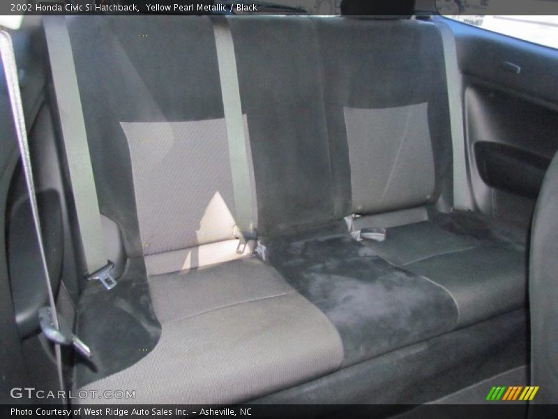 Yellow Pearl Metallic / Black 2002 Honda Civic Si Hatchback