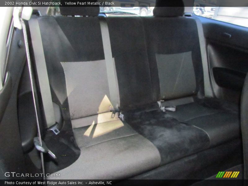 Yellow Pearl Metallic / Black 2002 Honda Civic Si Hatchback