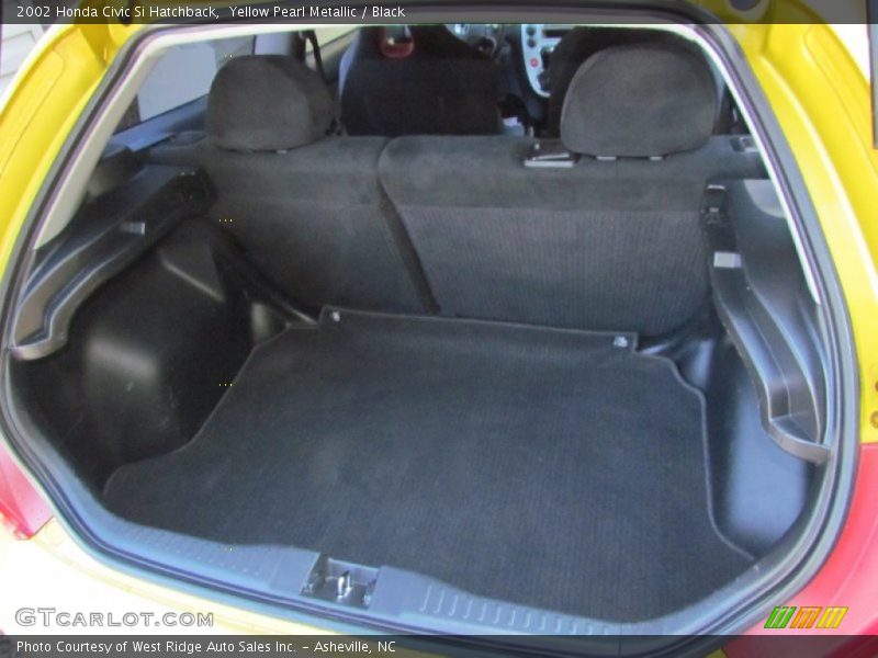 Yellow Pearl Metallic / Black 2002 Honda Civic Si Hatchback