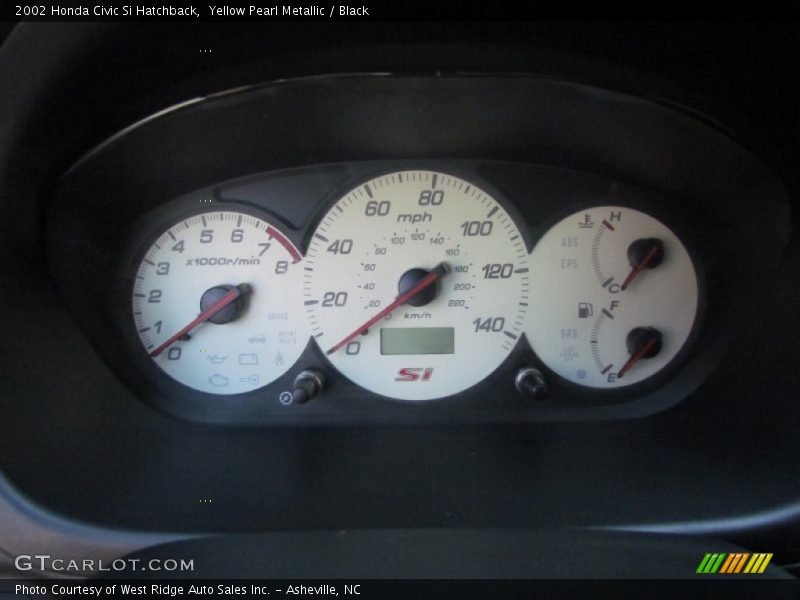  2002 Civic Si Hatchback Si Hatchback Gauges