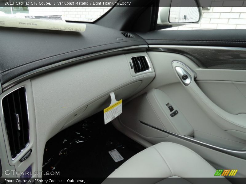 Silver Coast Metallic / Light Titanium/Ebony 2013 Cadillac CTS Coupe