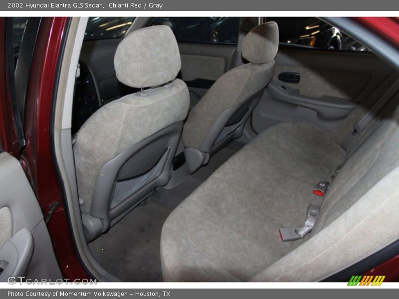 Chianti Red / Gray 2002 Hyundai Elantra GLS Sedan