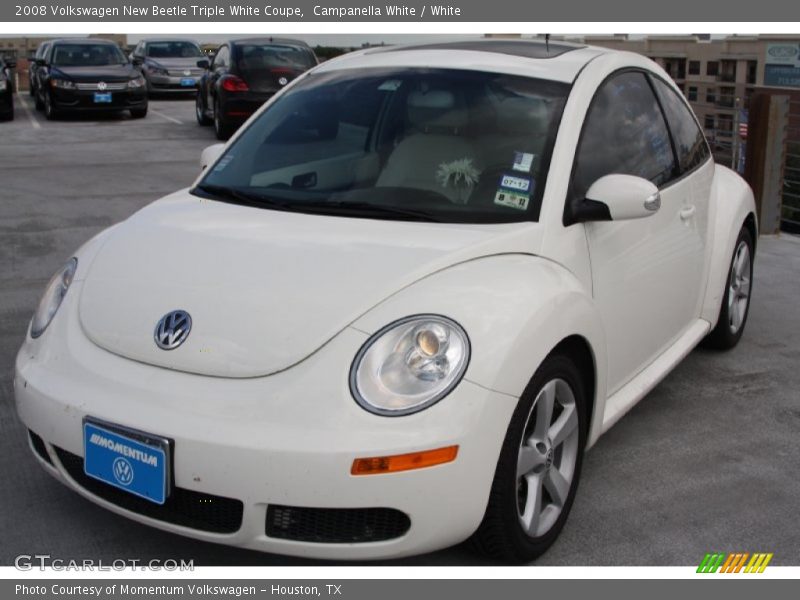 Campanella White / White 2008 Volkswagen New Beetle Triple White Coupe