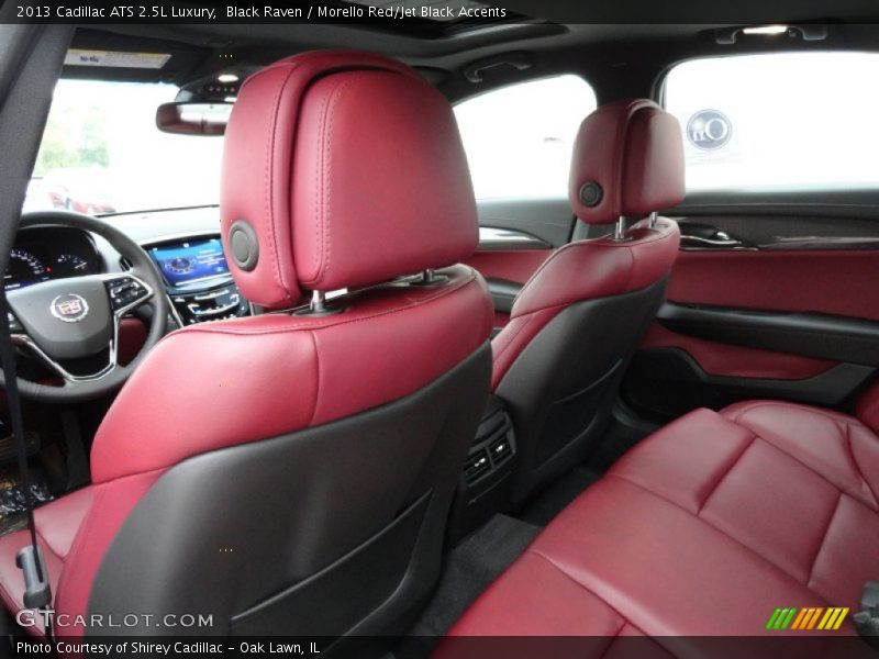  2013 ATS 2.5L Luxury Morello Red/Jet Black Accents Interior