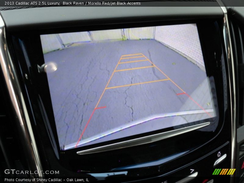 Black Raven / Morello Red/Jet Black Accents 2013 Cadillac ATS 2.5L Luxury