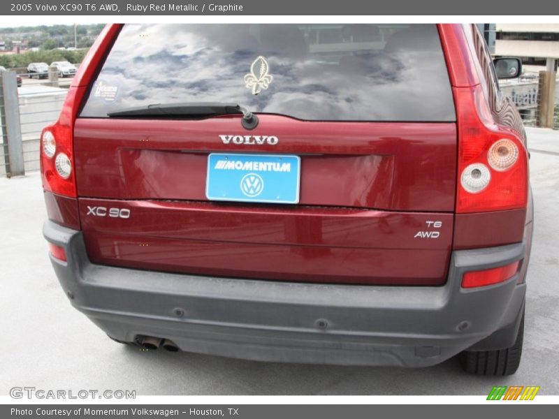 Ruby Red Metallic / Graphite 2005 Volvo XC90 T6 AWD
