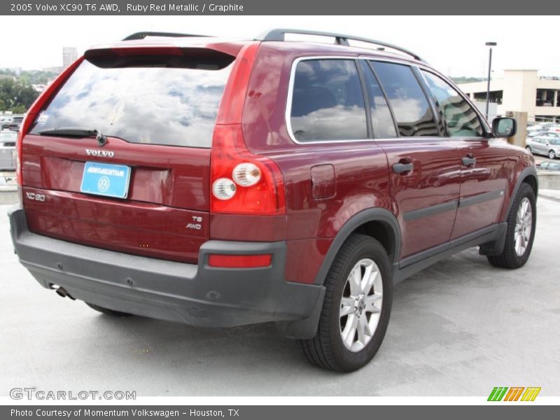 Ruby Red Metallic / Graphite 2005 Volvo XC90 T6 AWD