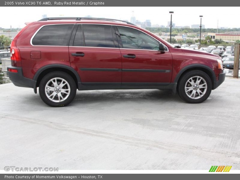 Ruby Red Metallic / Graphite 2005 Volvo XC90 T6 AWD