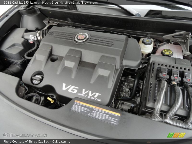 Mocha Steel Metallic / Shale/Brownstone 2012 Cadillac SRX Luxury