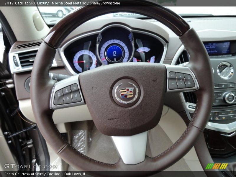 Mocha Steel Metallic / Shale/Brownstone 2012 Cadillac SRX Luxury