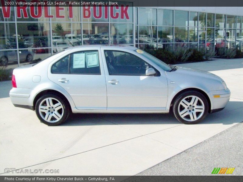 Reflex Silver Metallic / Black 2003 Volkswagen Jetta GLX Sedan