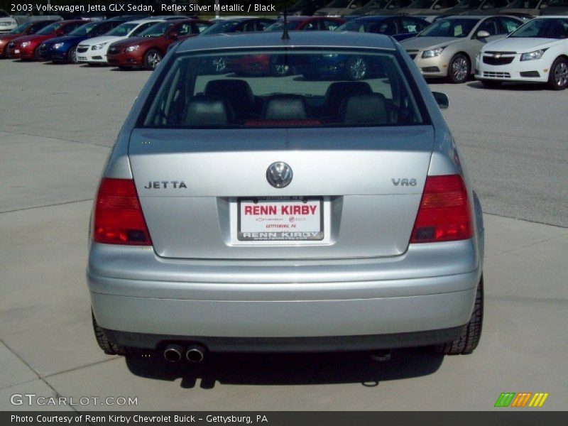 Reflex Silver Metallic / Black 2003 Volkswagen Jetta GLX Sedan