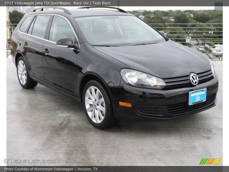 Black Uni / Titan Black 2013 Volkswagen Jetta TDI SportWagen