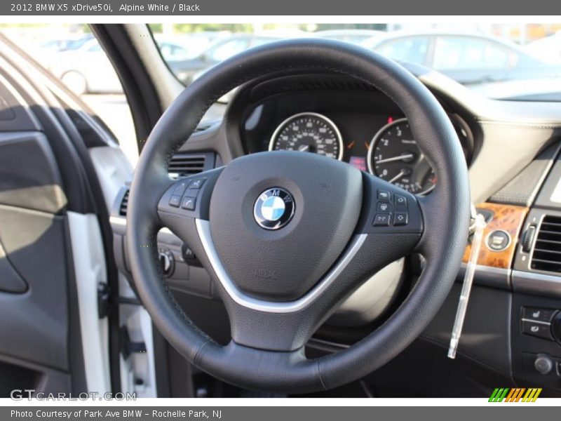 Alpine White / Black 2012 BMW X5 xDrive50i