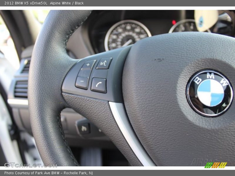 Alpine White / Black 2012 BMW X5 xDrive50i