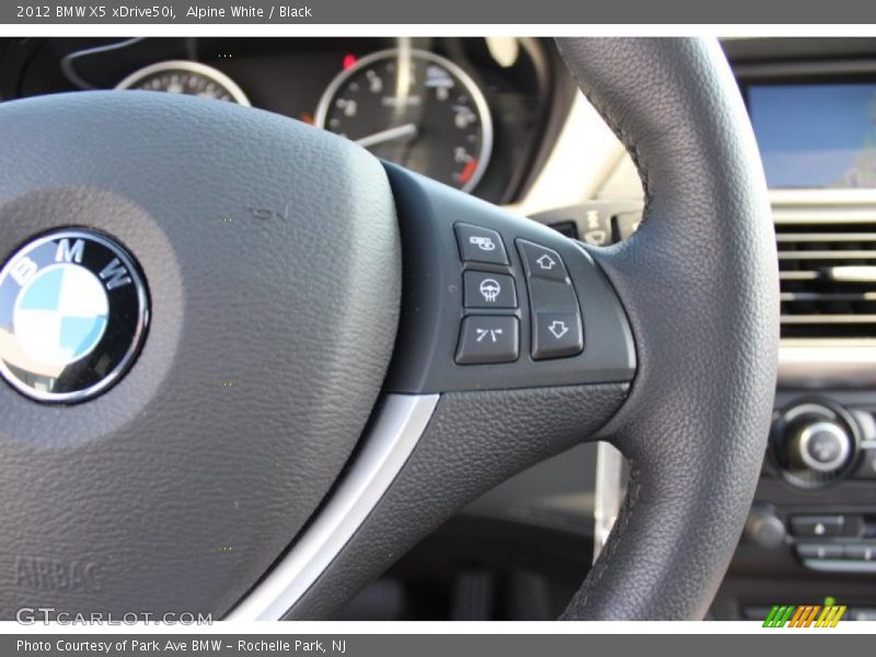 Alpine White / Black 2012 BMW X5 xDrive50i