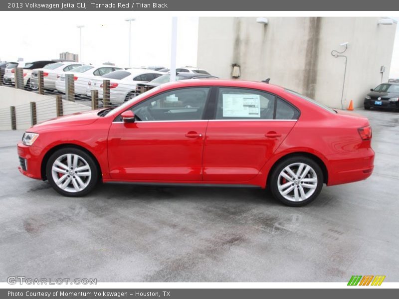 Tornado Red / Titan Black 2013 Volkswagen Jetta GLI