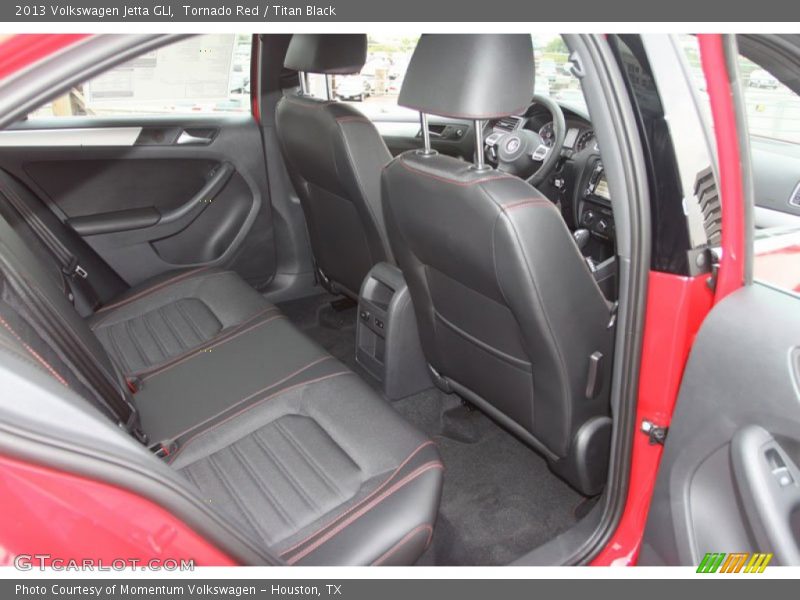 Rear Seat of 2013 Jetta GLI