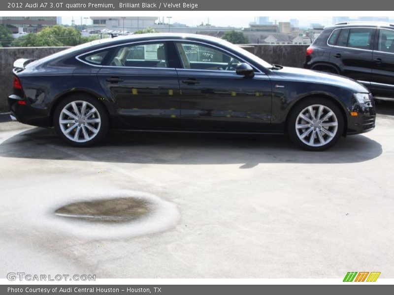 Brilliant Black / Velvet Beige 2012 Audi A7 3.0T quattro Premium