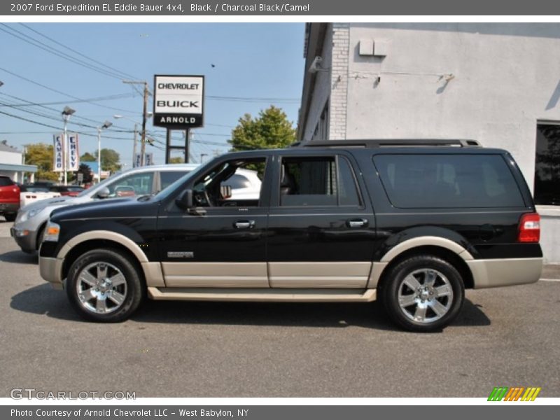 Black / Charcoal Black/Camel 2007 Ford Expedition EL Eddie Bauer 4x4