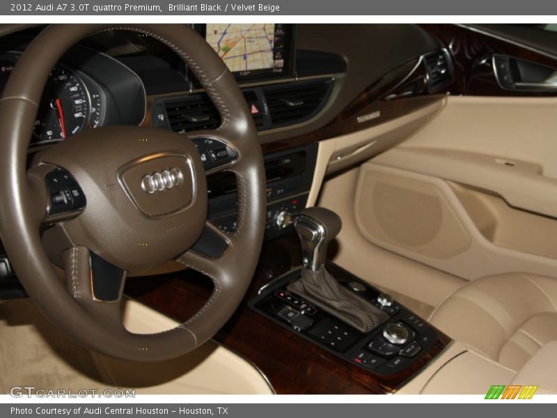 Brilliant Black / Velvet Beige 2012 Audi A7 3.0T quattro Premium