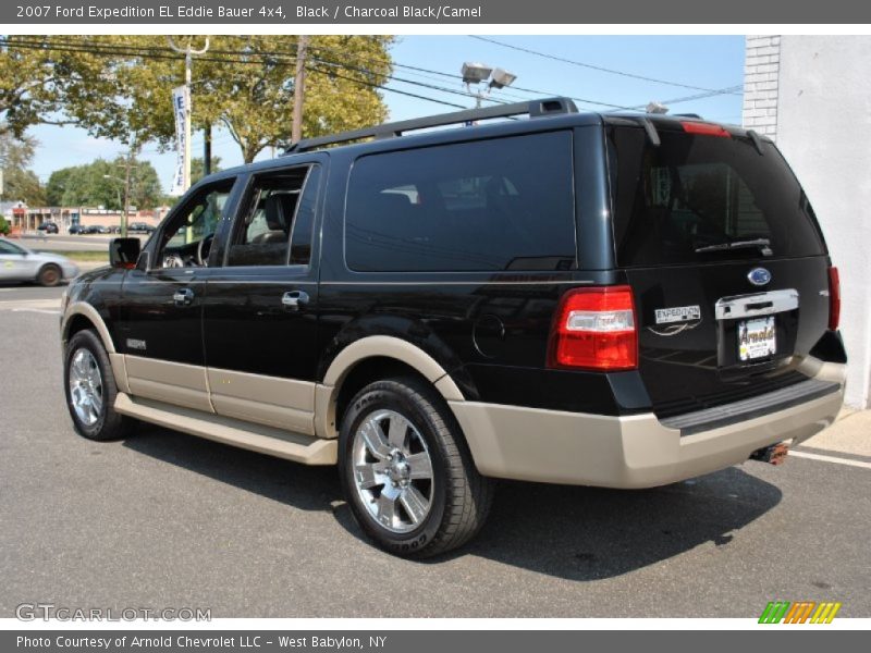 Black / Charcoal Black/Camel 2007 Ford Expedition EL Eddie Bauer 4x4