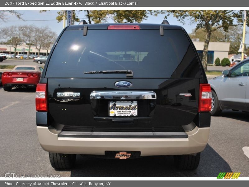 Black / Charcoal Black/Camel 2007 Ford Expedition EL Eddie Bauer 4x4