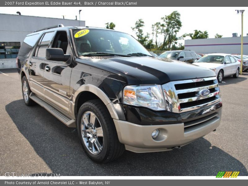 Black / Charcoal Black/Camel 2007 Ford Expedition EL Eddie Bauer 4x4