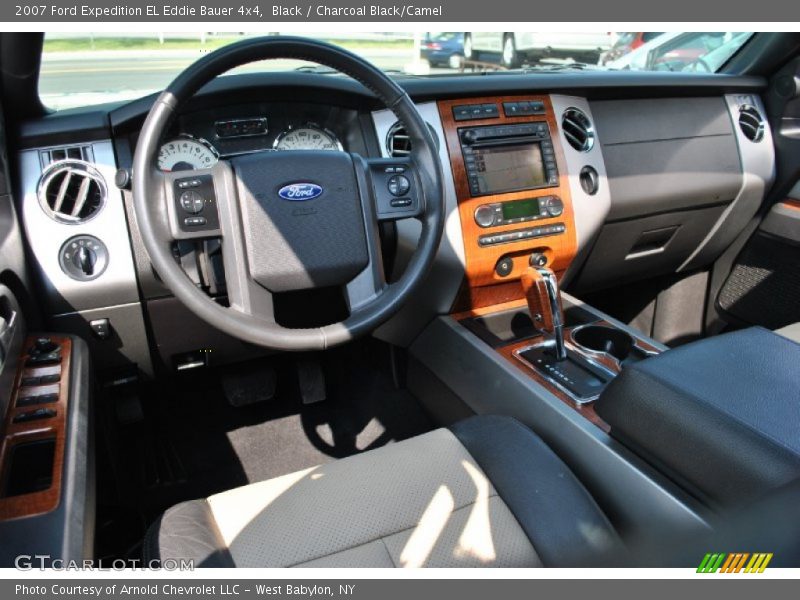 Black / Charcoal Black/Camel 2007 Ford Expedition EL Eddie Bauer 4x4