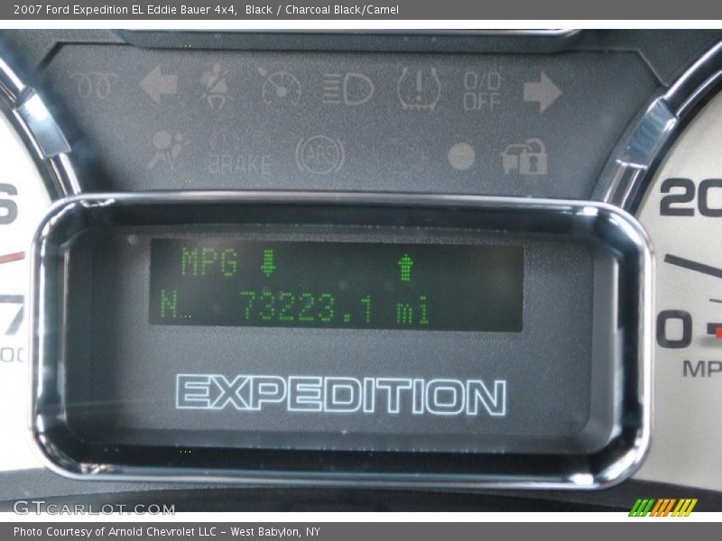 Black / Charcoal Black/Camel 2007 Ford Expedition EL Eddie Bauer 4x4