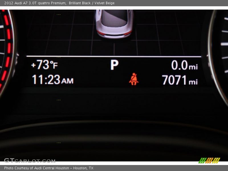 Brilliant Black / Velvet Beige 2012 Audi A7 3.0T quattro Premium