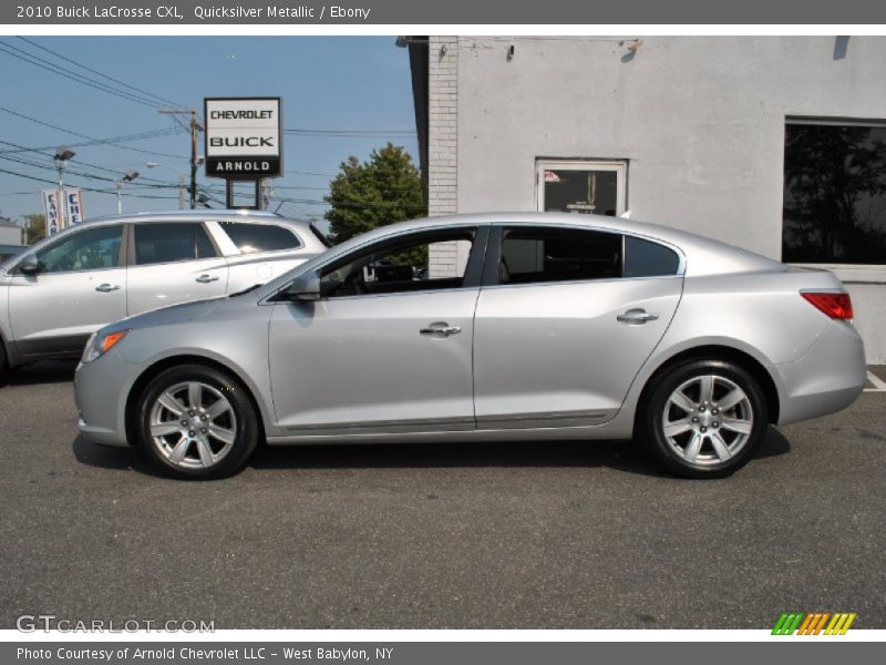 Quicksilver Metallic / Ebony 2010 Buick LaCrosse CXL