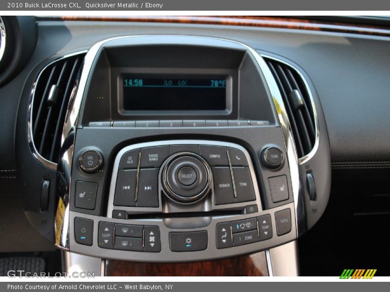 Quicksilver Metallic / Ebony 2010 Buick LaCrosse CXL