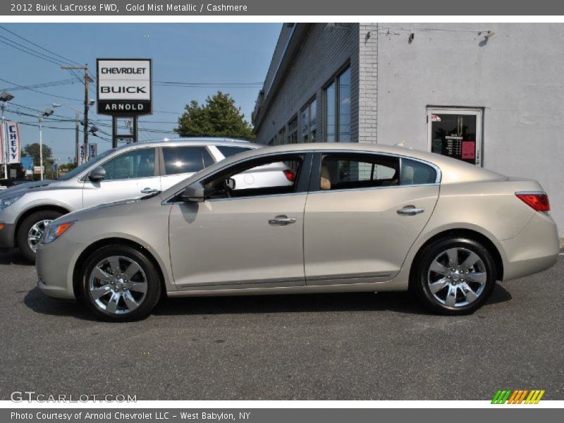 Gold Mist Metallic / Cashmere 2012 Buick LaCrosse FWD