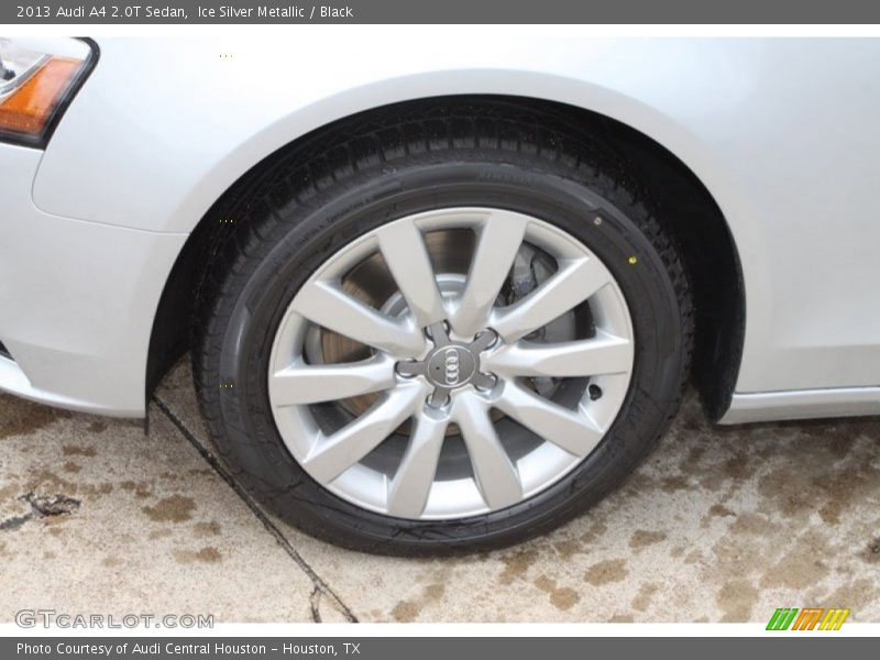 Ice Silver Metallic / Black 2013 Audi A4 2.0T Sedan