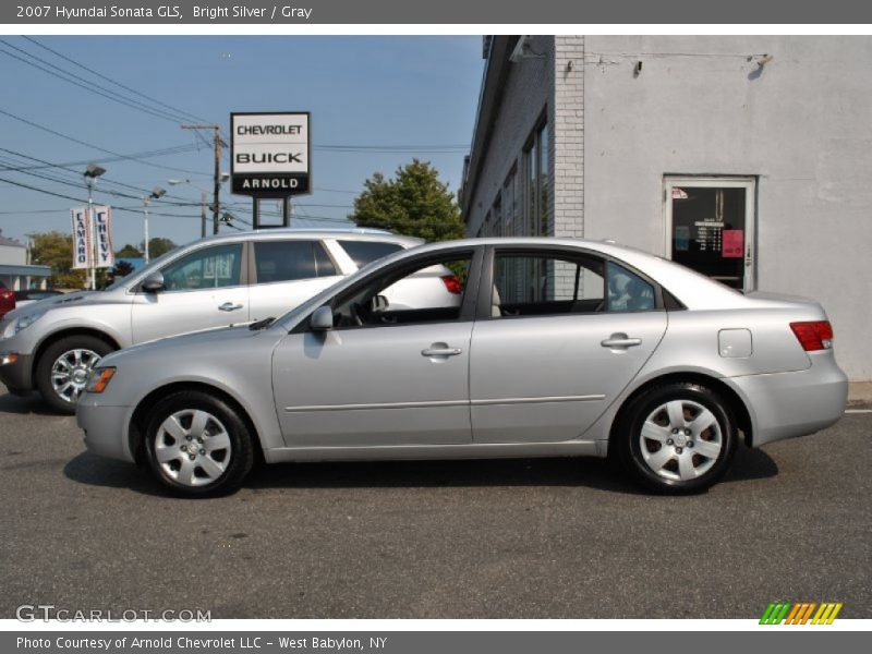 Bright Silver / Gray 2007 Hyundai Sonata GLS