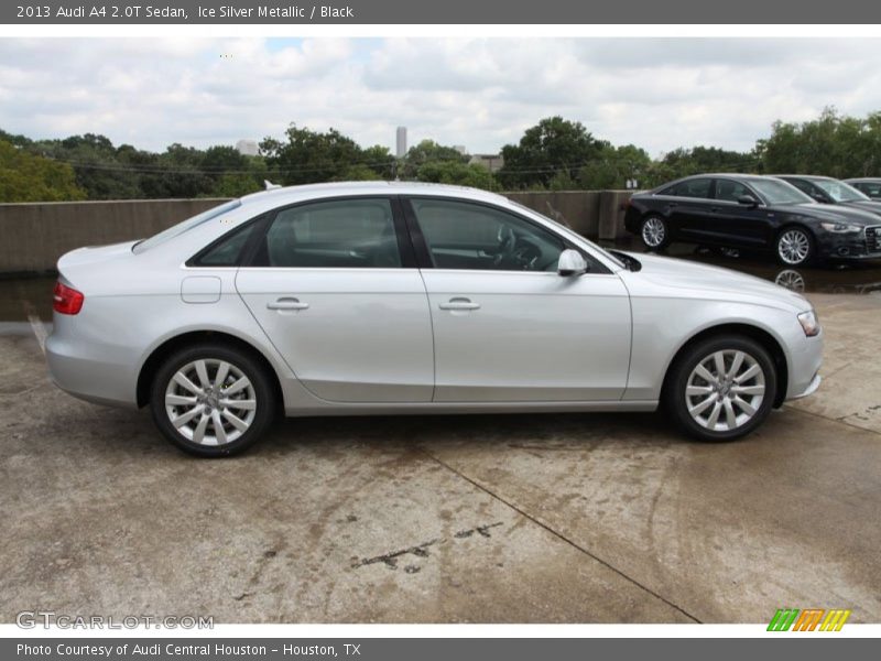 Ice Silver Metallic / Black 2013 Audi A4 2.0T Sedan