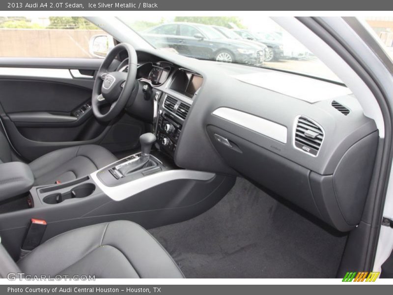 Ice Silver Metallic / Black 2013 Audi A4 2.0T Sedan