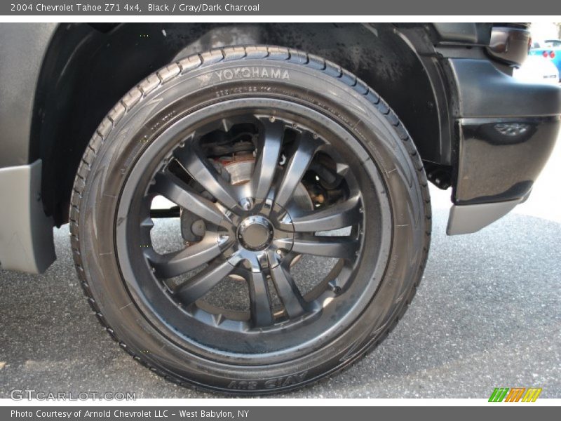 Black / Gray/Dark Charcoal 2004 Chevrolet Tahoe Z71 4x4
