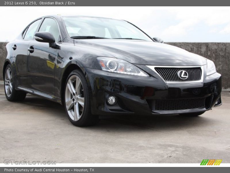 Obsidian Black / Ecru 2012 Lexus IS 250