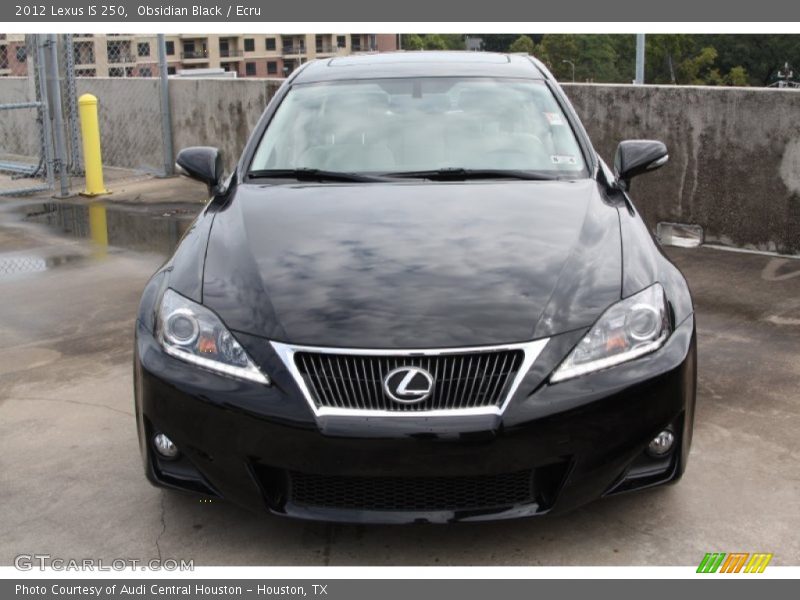 Obsidian Black / Ecru 2012 Lexus IS 250