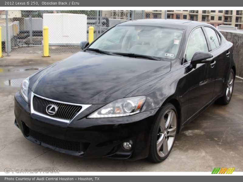Obsidian Black / Ecru 2012 Lexus IS 250