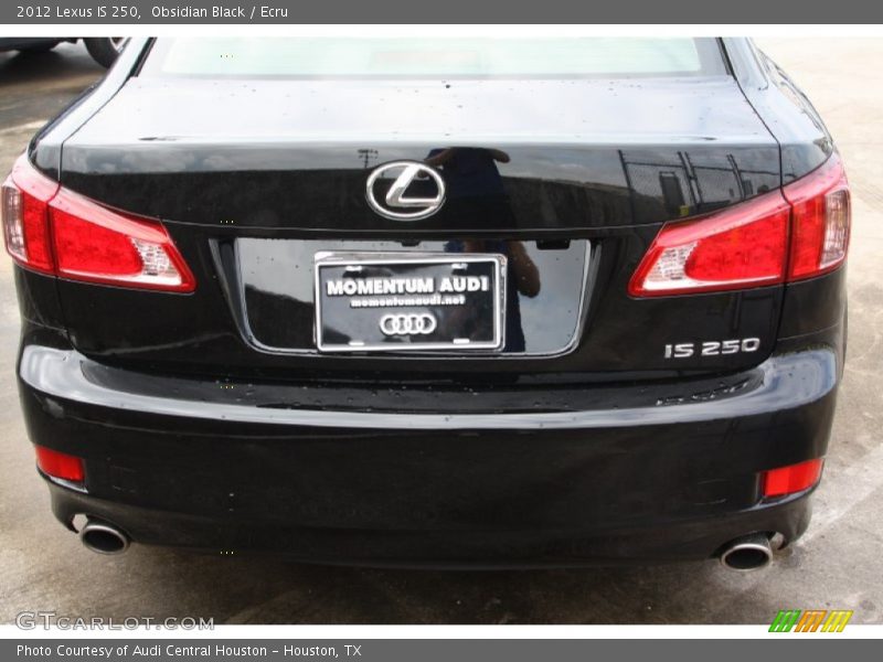 Obsidian Black / Ecru 2012 Lexus IS 250