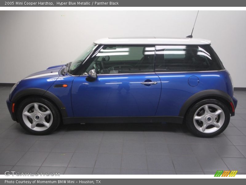 Hyper Blue Metallic / Panther Black 2005 Mini Cooper Hardtop