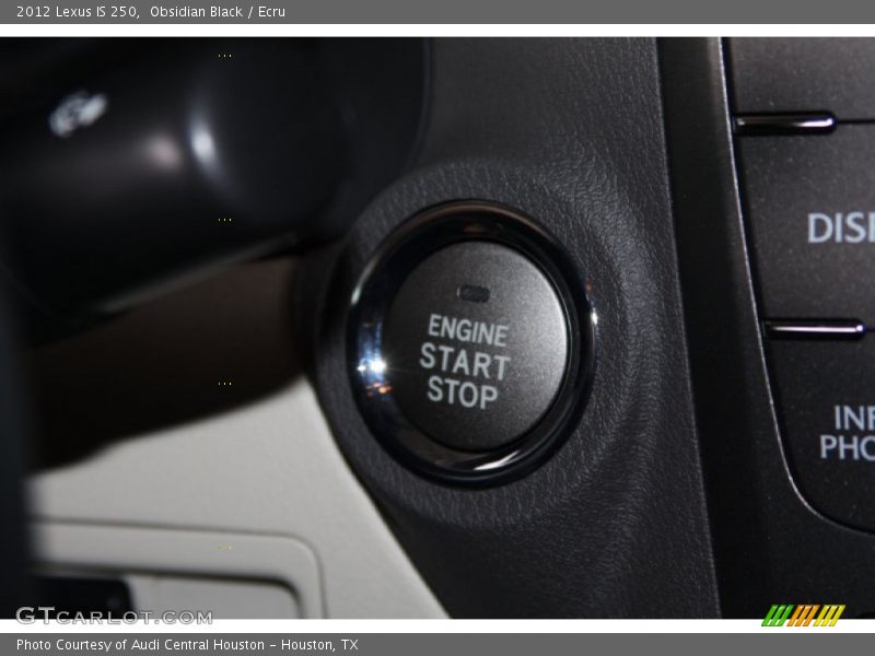 Obsidian Black / Ecru 2012 Lexus IS 250