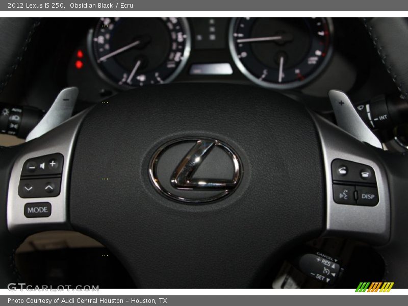 Obsidian Black / Ecru 2012 Lexus IS 250