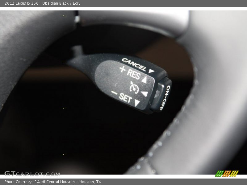 Obsidian Black / Ecru 2012 Lexus IS 250