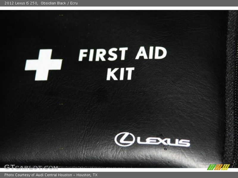 Obsidian Black / Ecru 2012 Lexus IS 250