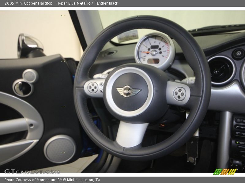 Hyper Blue Metallic / Panther Black 2005 Mini Cooper Hardtop